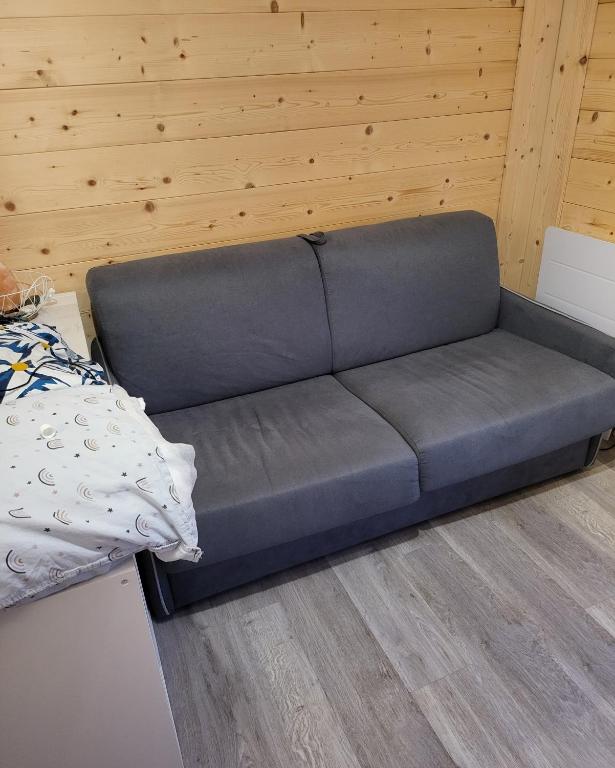 Posezení v ubytování Studio tout confort avec vue sur les sommets