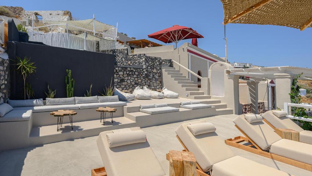 Area soggiorno di Nano Suites