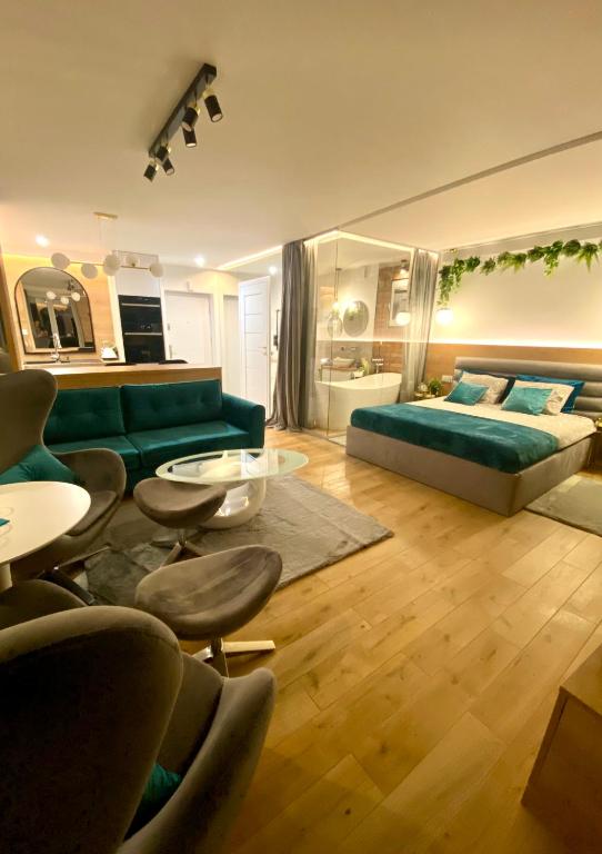 Posedenie v ubytovaní Apartament MoLoo III