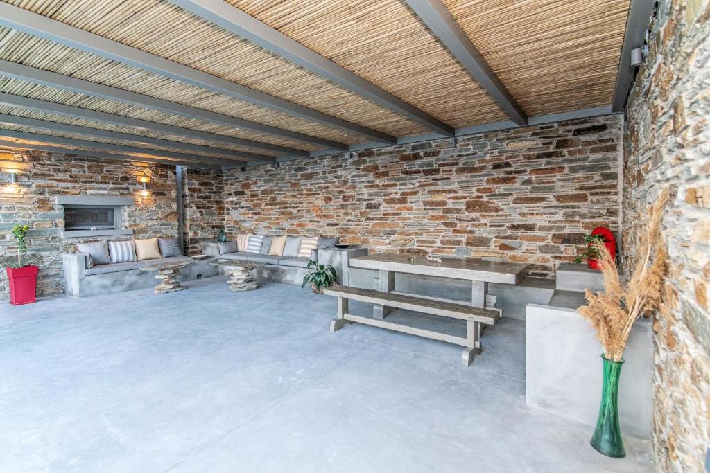 Posezení v ubytování Villa Kalais