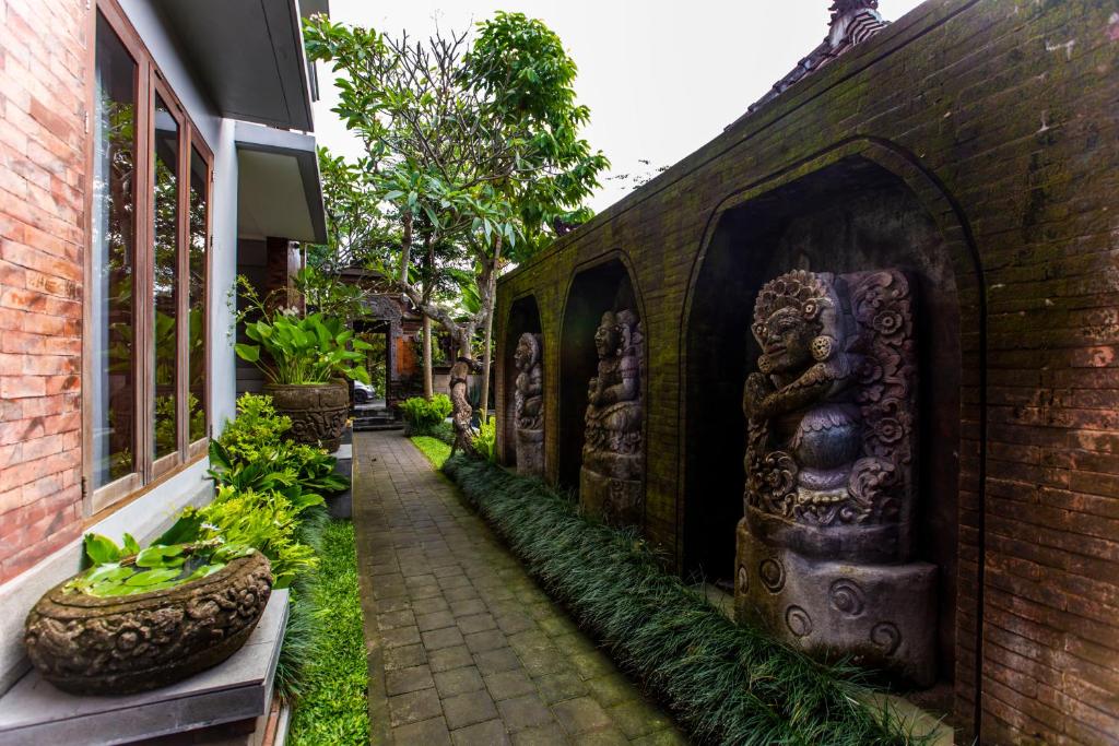 Zahrada ubytování Seken Cottages Ubud