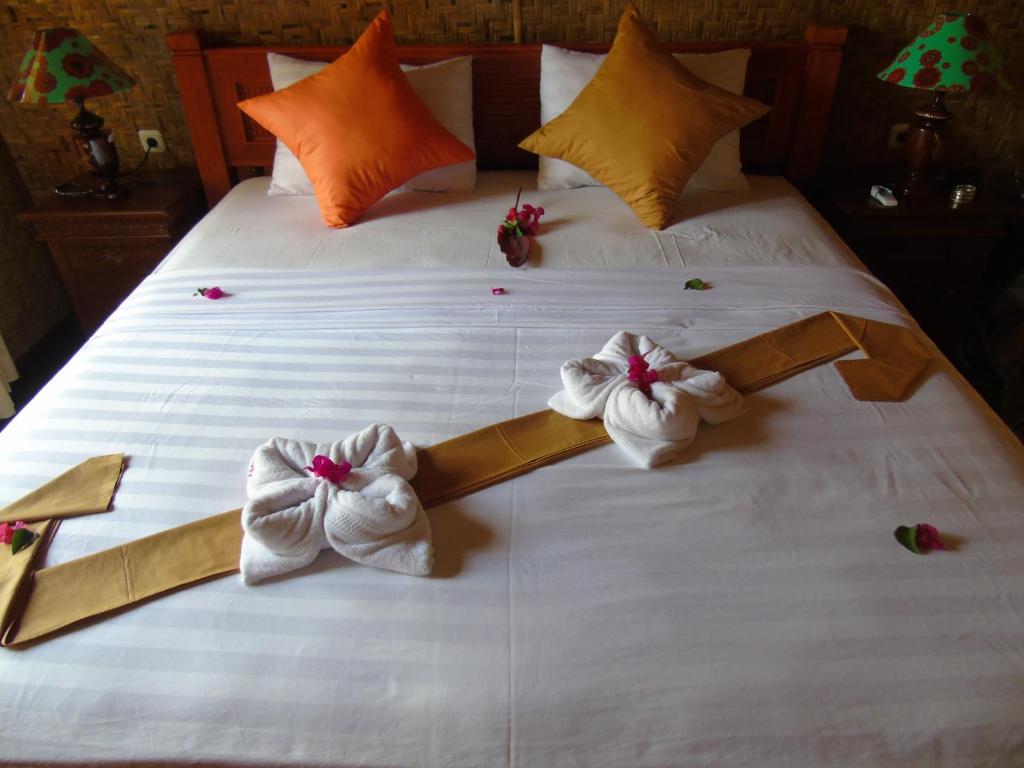 Cama o camas de una habitación en Villas Ganjor