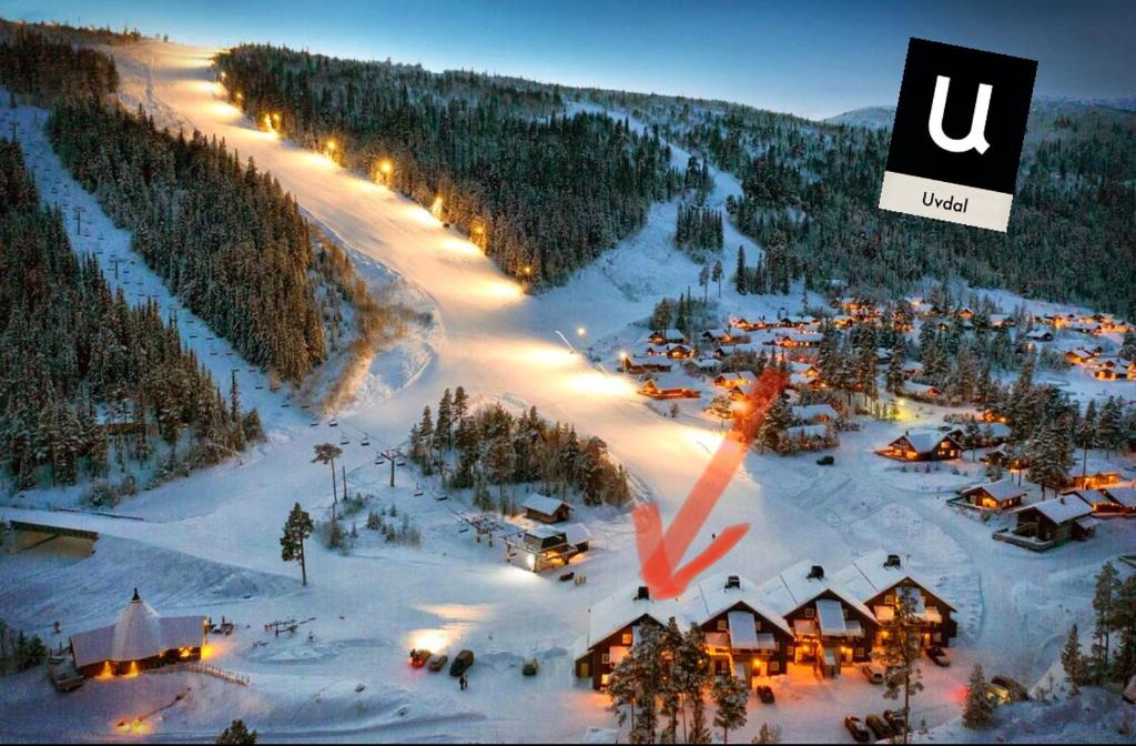 Mountain retreat in Uvdal WIFI SAUNA v zimě