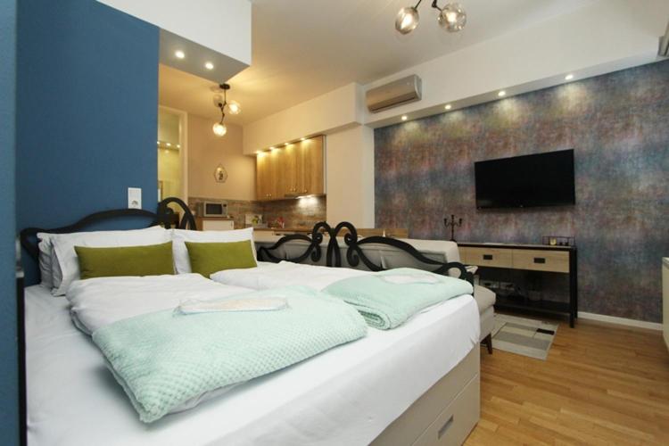 Katil atau katil-katil dalam bilik di Apartment Memic II