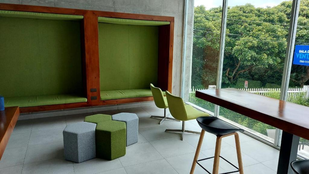 Posezení v ubytování Altamira Cozy apartment with amazing views