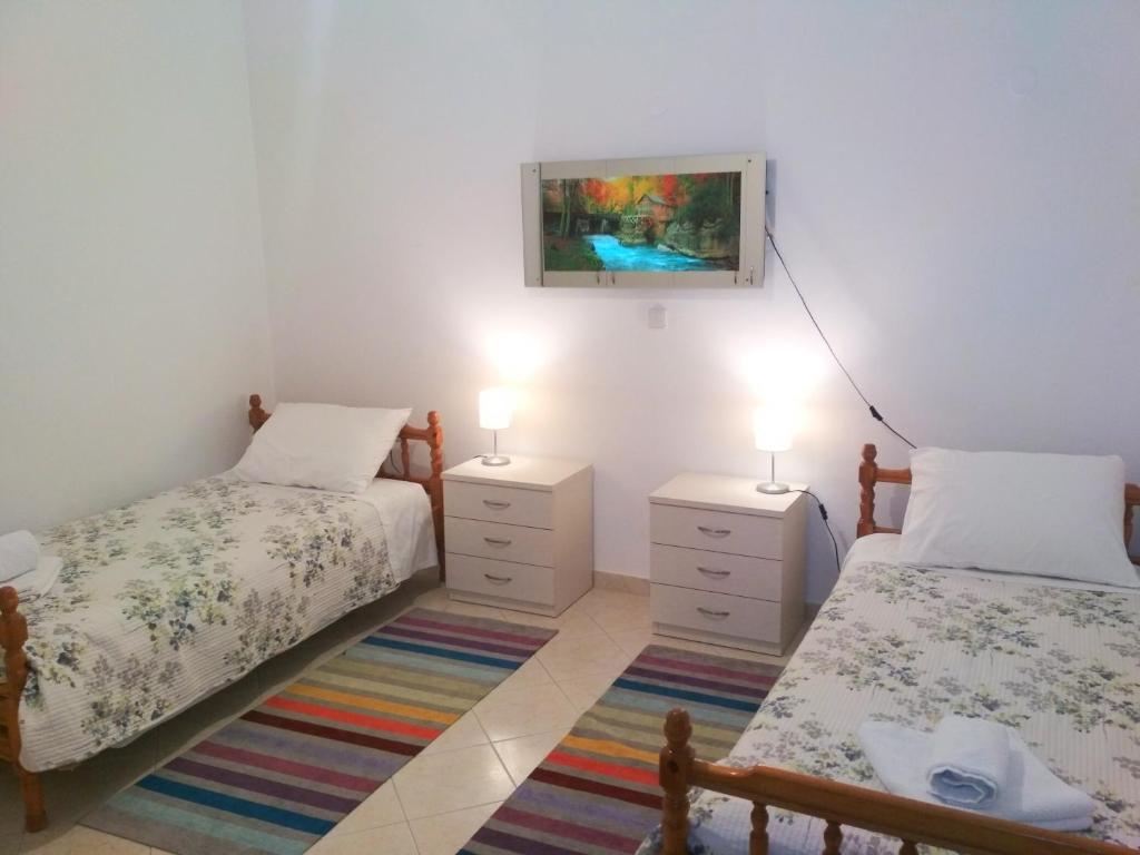 Ένα ή περισσότερα κρεβάτια σε δωμάτιο στο Apartment Villa Panorama