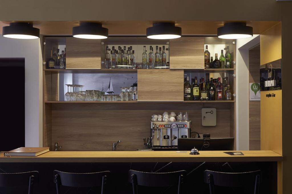 Lounge nebo bar v ubytování Hotel Therapia