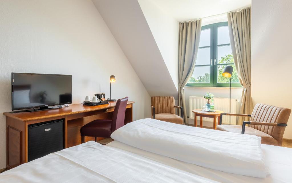 Postel nebo postele na pokoji v ubytování Hotel Ohlenhoff