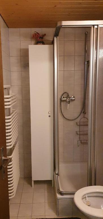Koupelna v ubytování Haus Steghorn