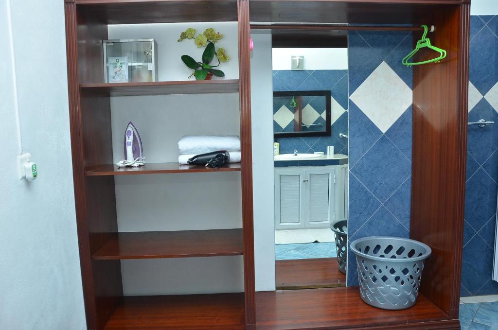Kuchyň nebo kuchyňský kout v ubytování Butterfly apartment