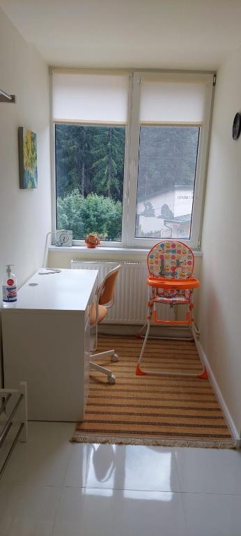 Postel nebo postele na pokoji v ubytování Apartamentul ALB