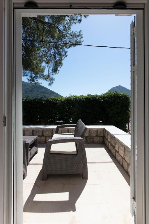 Vue générale sur la montagne ou vue sur la montagne depuis l'appartement