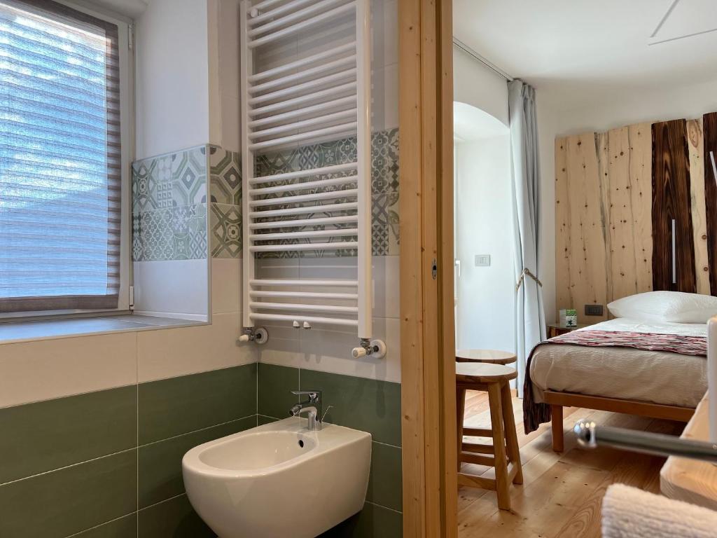 Koupelna v ubytování La Balbina B&B