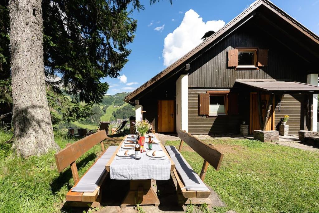 Zahrada ubytování Gemütliche Hütte in den Bergen