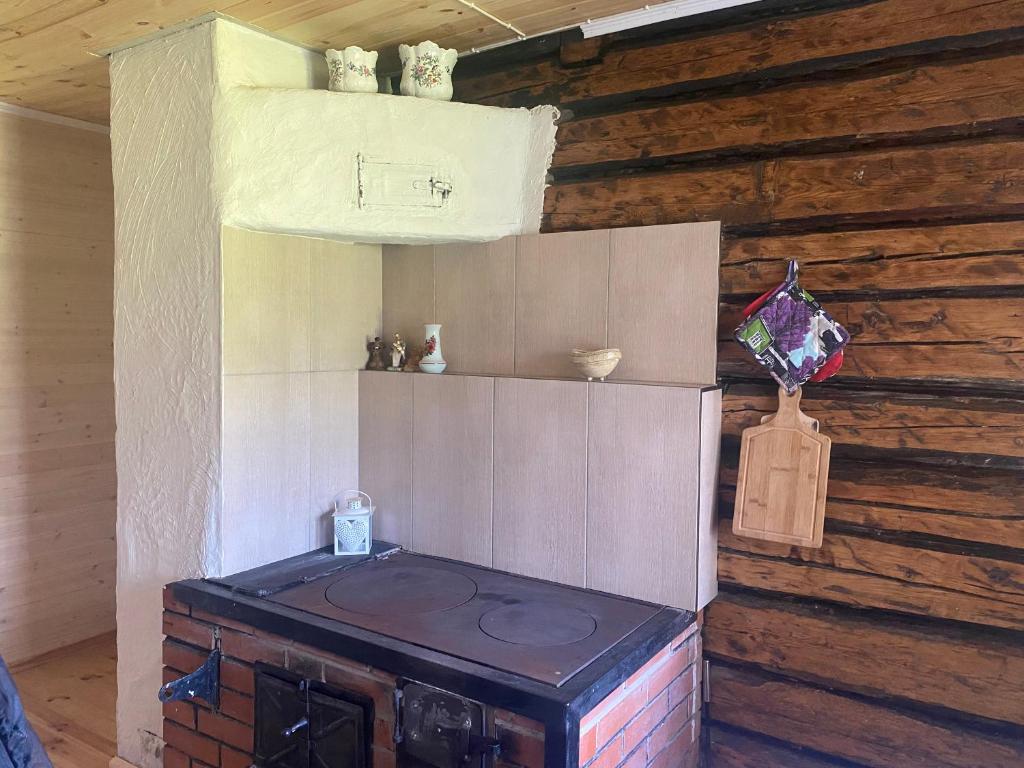 Kuchyň nebo kuchyňský kout v ubytování Private Hiiumaa Cottage plus Sauna
