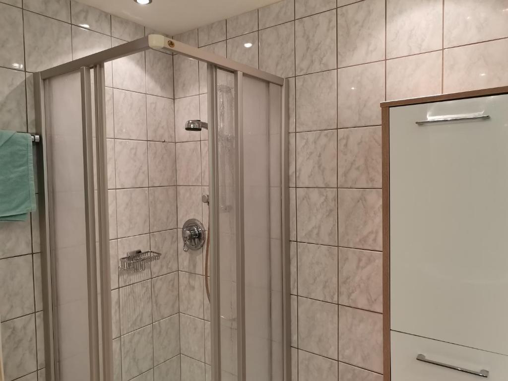 Koupelna v ubytování Appartement Erika