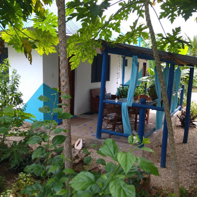 Zahrada ubytování Furaha B&B Kendwa