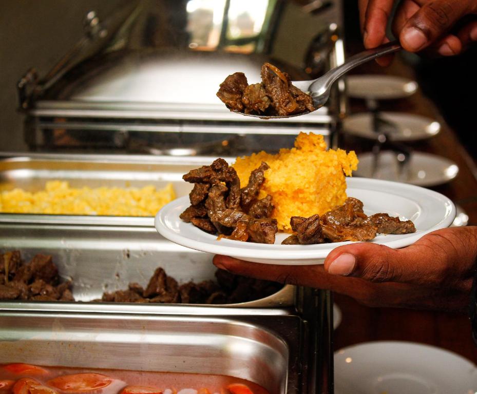 Comida in lodge ou em algum lugar perto