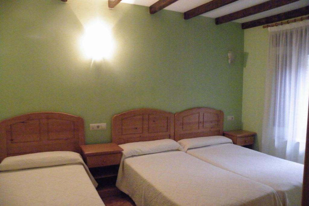 Postel nebo postele na pokoji v ubytování Allotjaments Colomer-Cullell