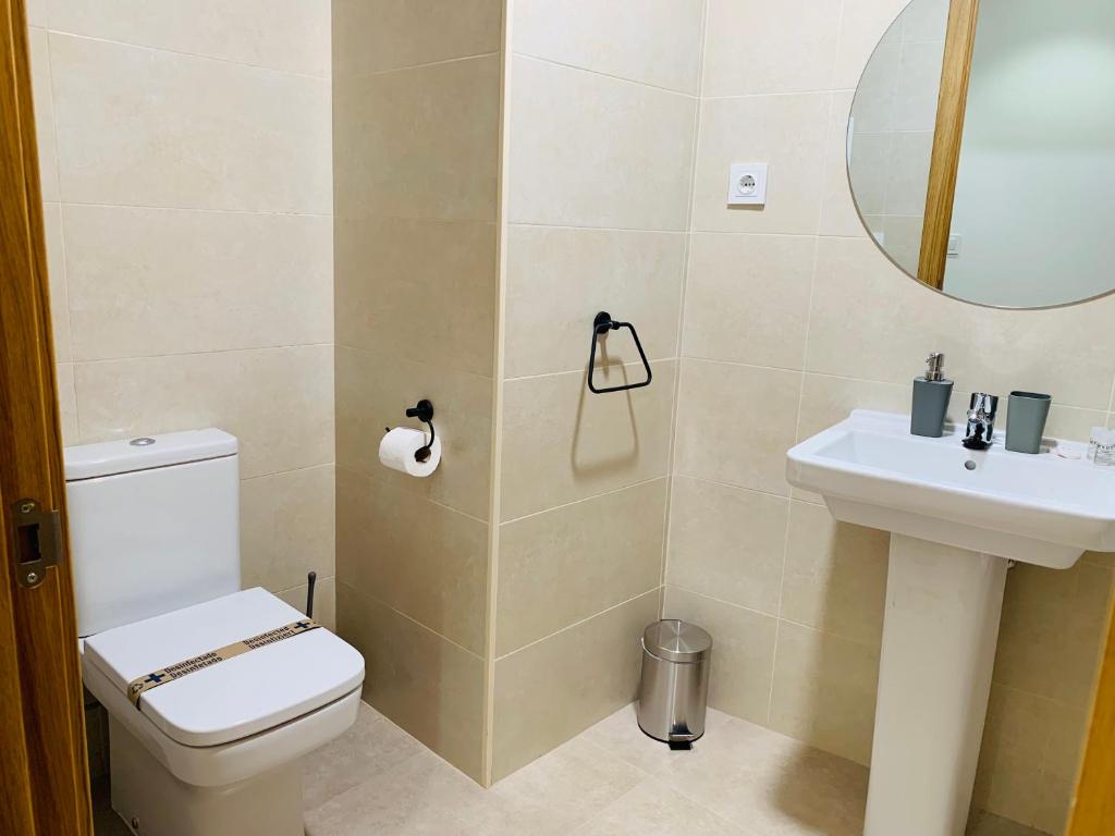 Koupelna v ubytování Apartamentos Best Ainsa