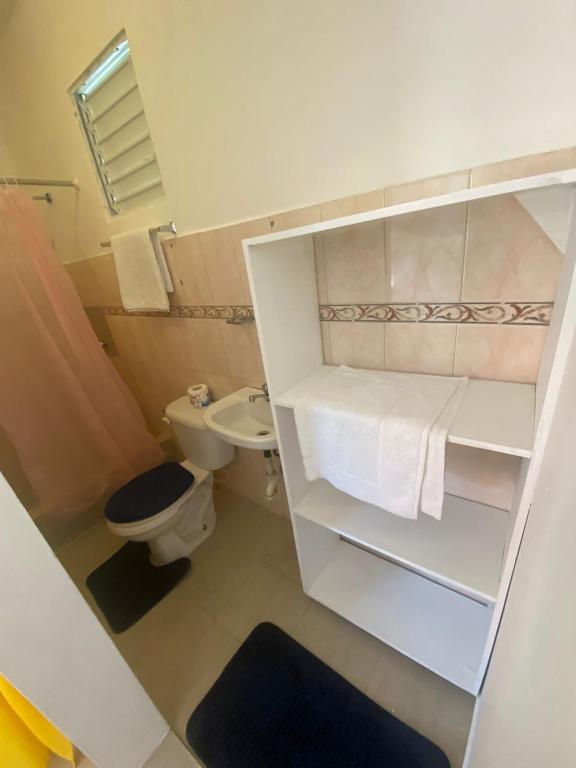 Koupelna v ubytování Hotel el Escondite