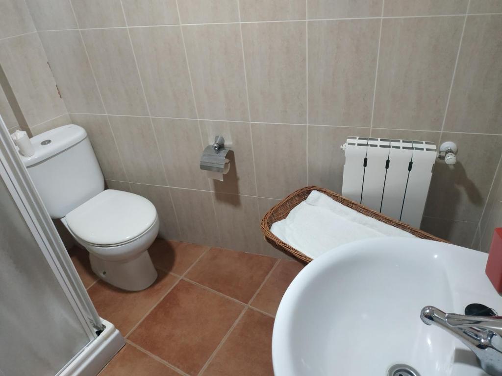 A bathroom at Casa Xarreiro