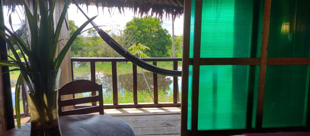 Balkón nebo terasa v ubytování Casa Kukama Lodge
