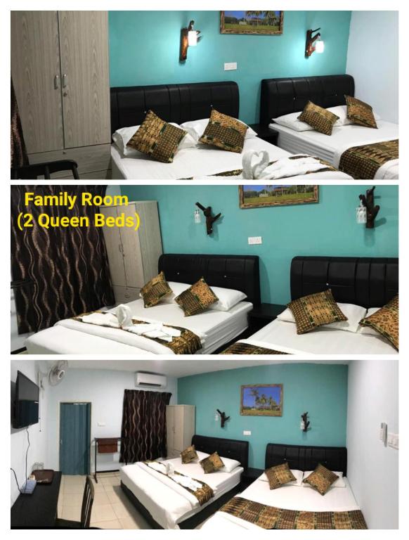 Postel nebo postele na pokoji v ubytování Langkawi Country Lodge2