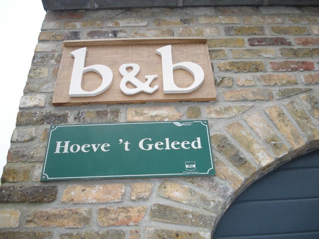 Certifikát, hodnocení, plakát nebo jiný dokument vystavený v ubytování B&B Hoeve 't Geleed