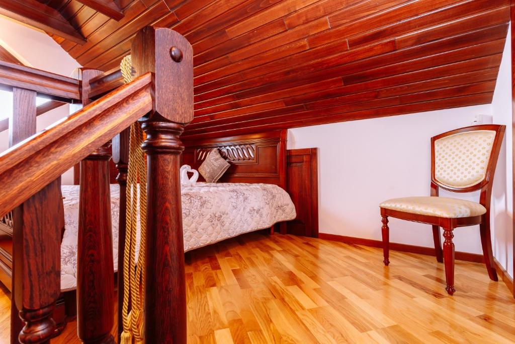 Postel nebo postele na pokoji v ubytování Ole Apartment - Get your energy for free! Coffee and tea on the house