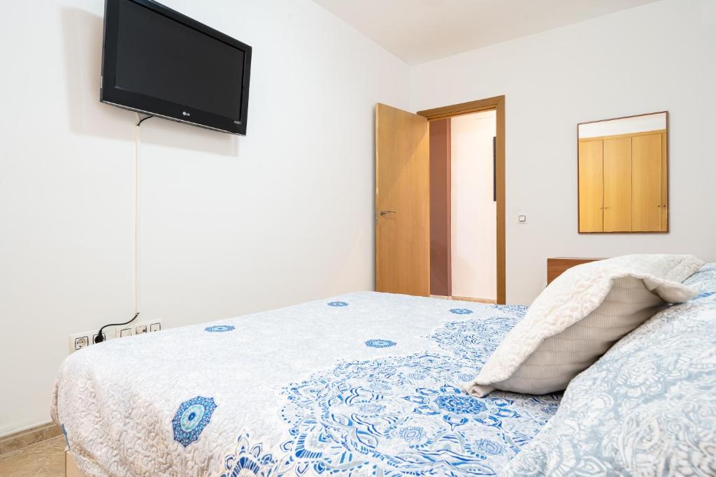 Posteľ alebo postele v izbe v ubytovaní Villa Manoli