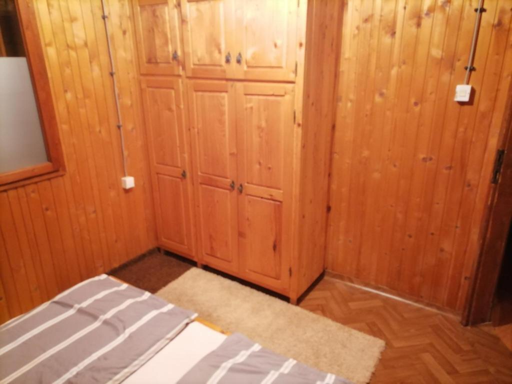Postel nebo postele na pokoji v ubytování VUK sobe