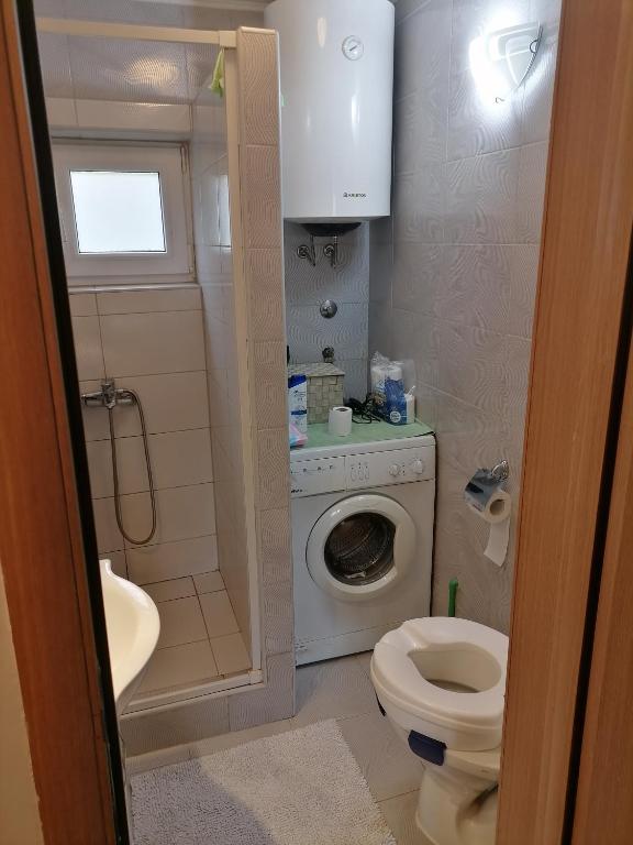 Koupelna v ubytování VUK sobe