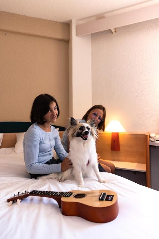 Domácí mazlíčci ubytovaní s hosty v ubytování Hotel ibis Autun