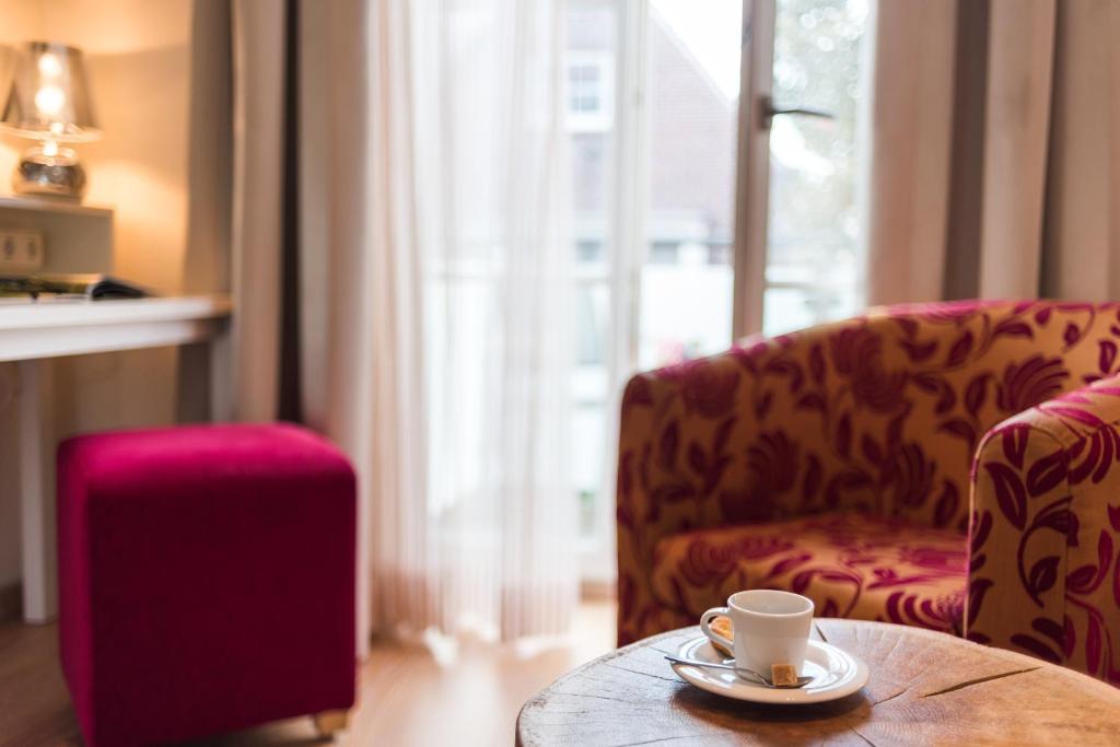 Posezení v ubytování Romantik Hotel Reichshof