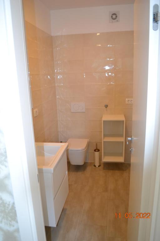 Koupelna v ubytování Ocean View Apartements Murine