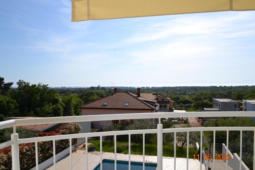 Balkón nebo terasa v ubytování Ocean View Apartements Murine