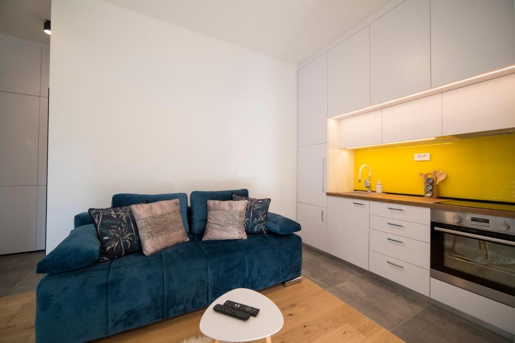Kuchyňa alebo kuchynka v ubytovaní Green Leaf Apartment