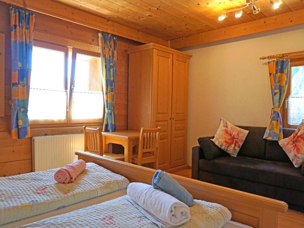 Postel nebo postele na pokoji v ubytování Apartment Helmreich-5 by Interhome