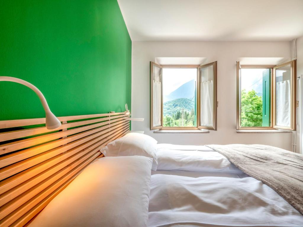 Postel nebo postele na pokoji v ubytování Holiday Home La Predaia by Interhome