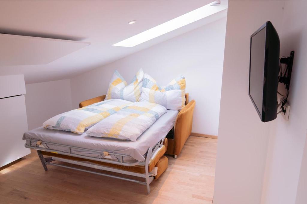 TV a/nebo společenská místnost v ubytování "Haus am Illufer" Ihr Smart-Alpin-Home in Bludenz