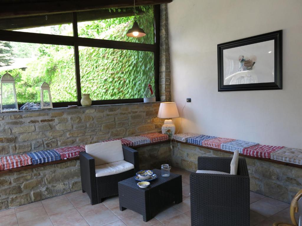 A seating area at Holiday Home Castellaio by Interhome
