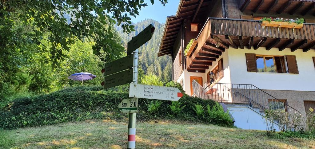 Zahrada ubytování Alpenliebe Montafon