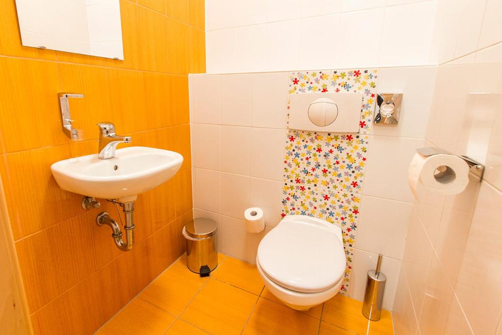 Koupelna v ubytování Luxury Apartments Bolf