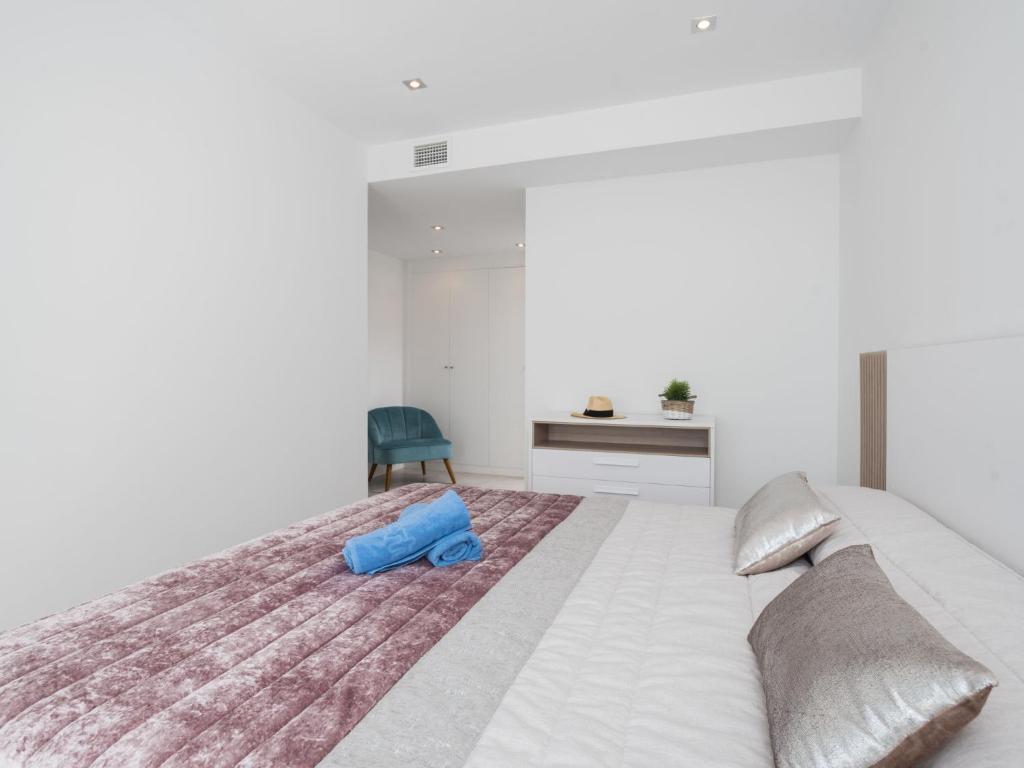 Postel nebo postele na pokoji v ubytování Apartment Manilva Views by Interhome