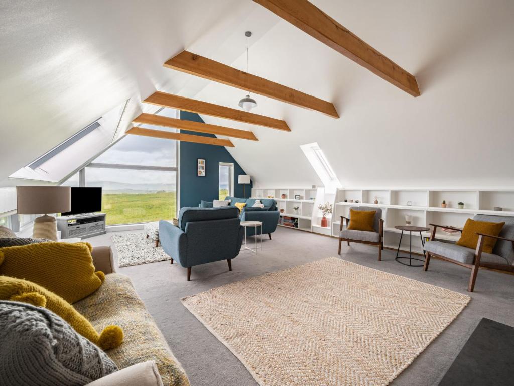 Posezení v ubytování Holiday Home Spindrift by Interhome