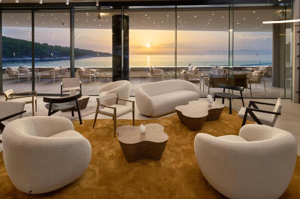Posezení v ubytování Grand Hotel View