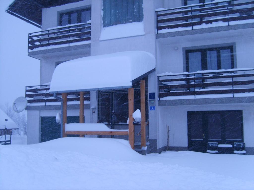 Guest House Raukar v zimě