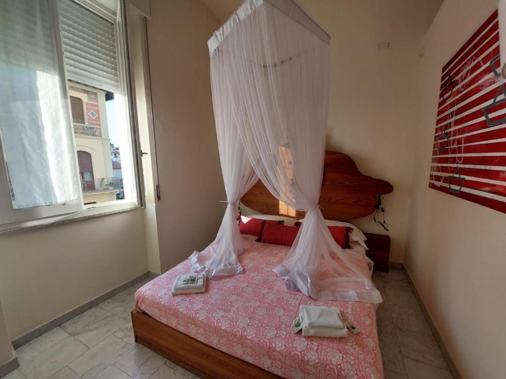 Posteľ alebo postele v izbe v ubytovaní Imperiale Suite