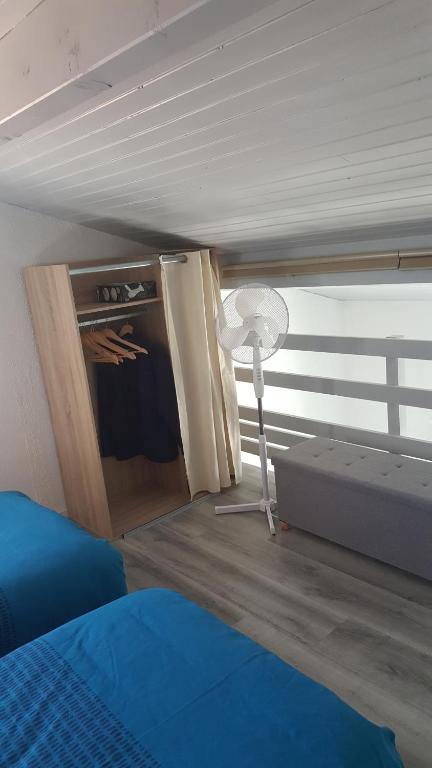 Posteľ alebo postele v izbe v ubytovaní Appartement Vaux sur mer